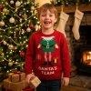 OVX30: Kids Knitted Christmas Elf Jumper (9 Months-14 years)